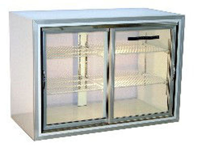Picture of Single Deck Pass Through Bottle Cooler with Sliding Doors