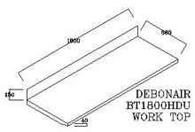 Picture of 1800mm long × 660mm deep × 40mm high