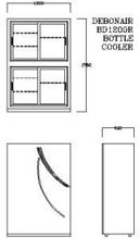 Picture of 1200mm long × 600mm deep × 1750mm high - 2 sliding glass doors each level